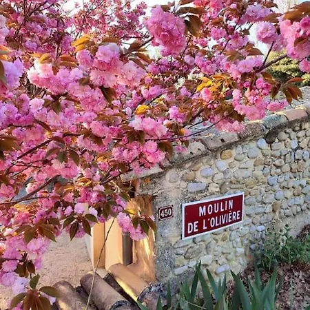 Ancien Moulin Drome Provencale Tatil Evi Montbrison-sur-Lez